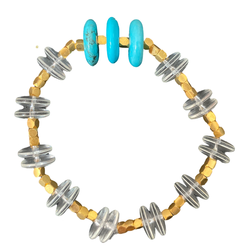 Quartz Turquoise bracelet