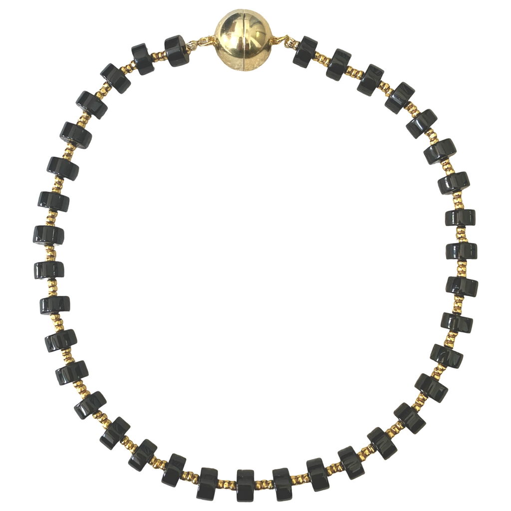 Black and Gold Necklace