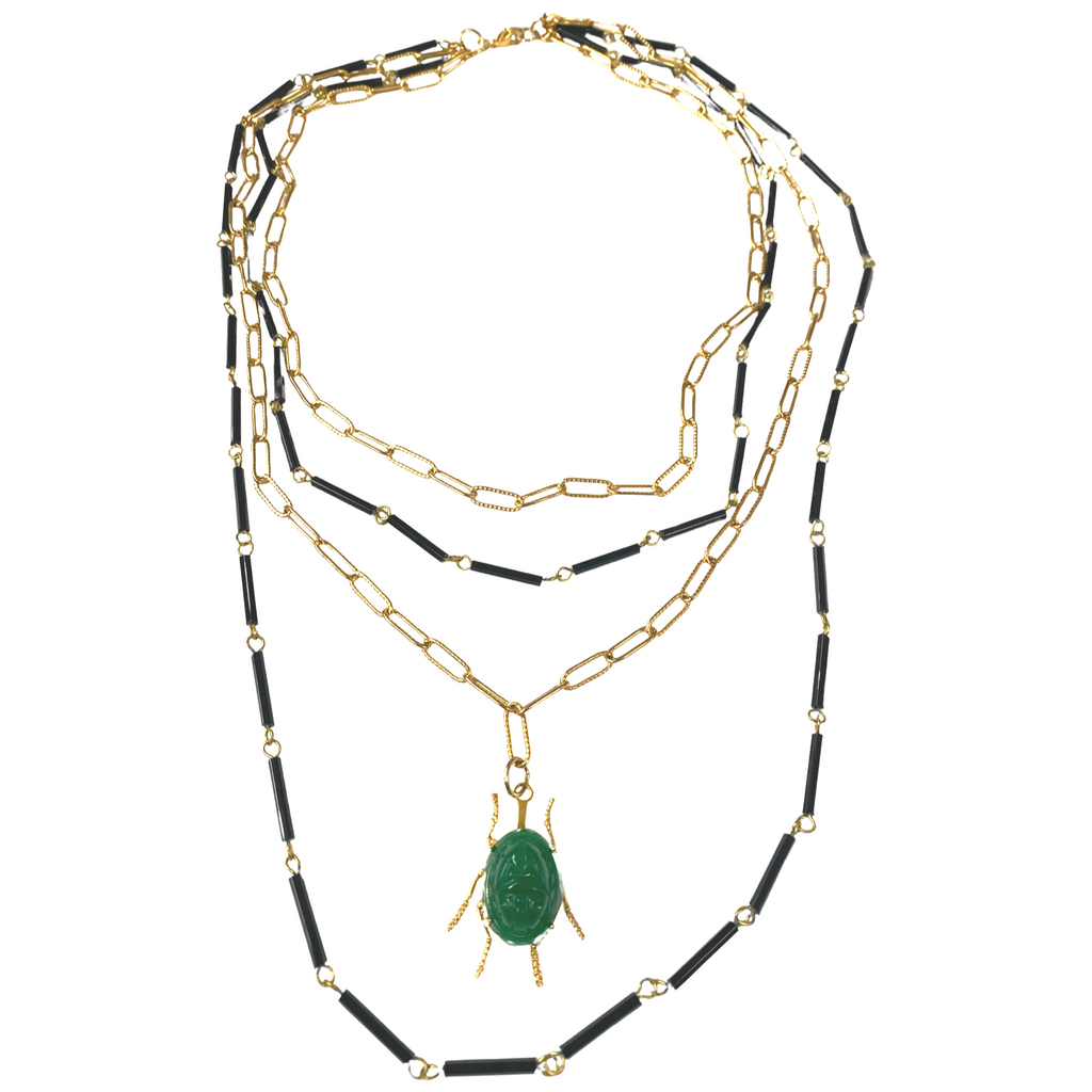 Scarab Beetle Necklace