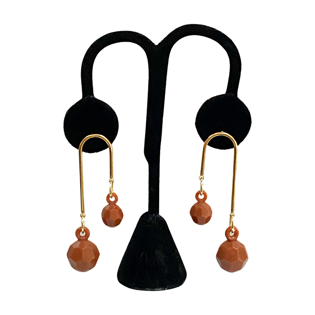 Ball drop earrings