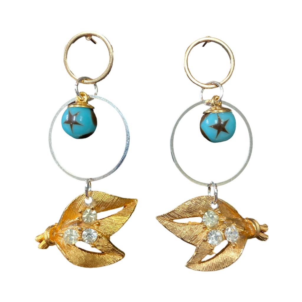 Golden Leaves Earrings