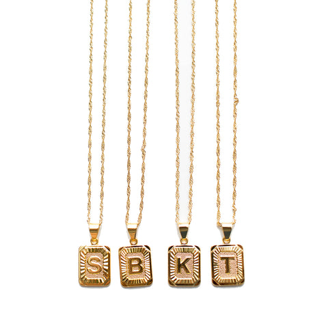 Bestselling Initial Tag Necklaces