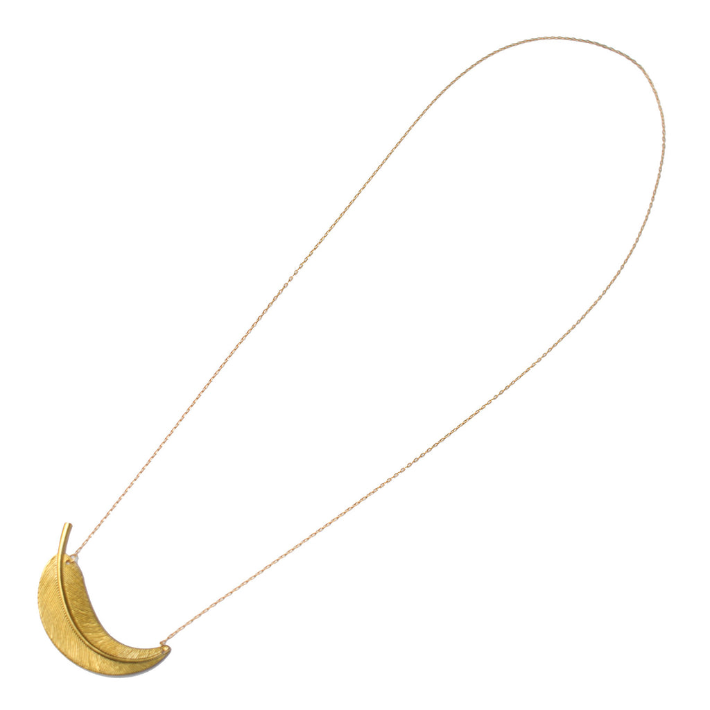 Long Hanging Leaf Necklaces