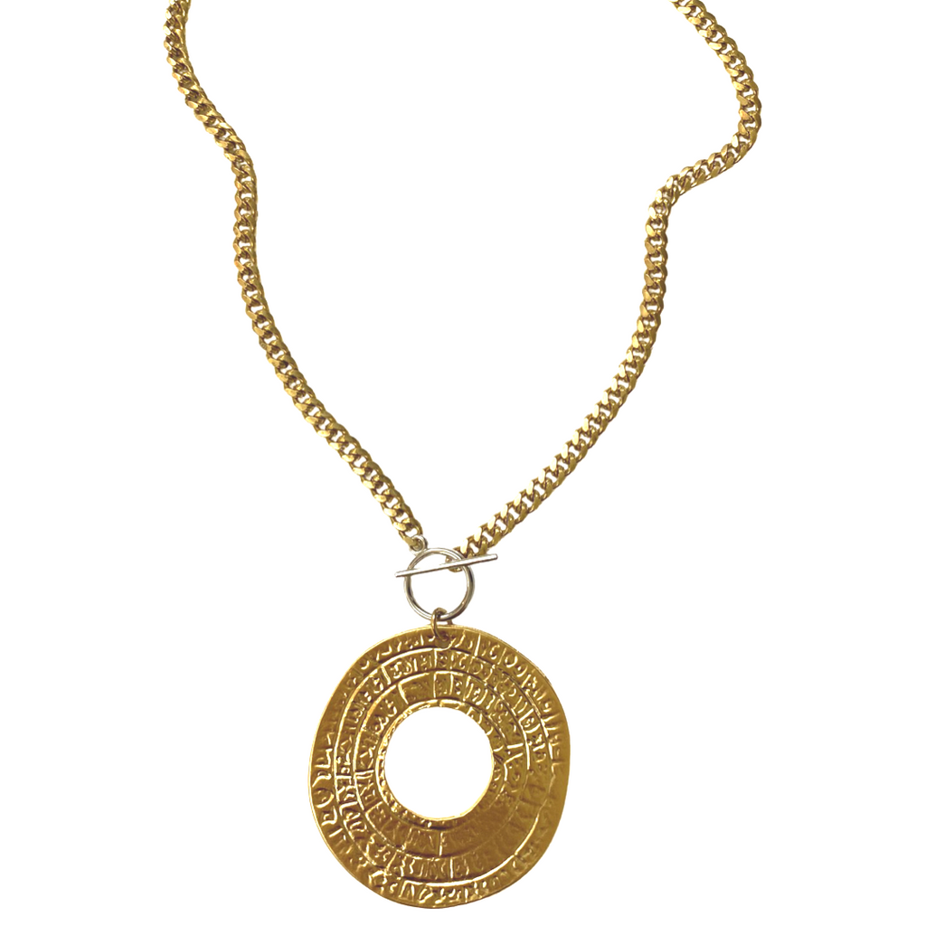 Greek Phaistos Toggle Necklaces