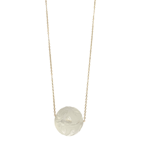 Floral Quartz Necklace
