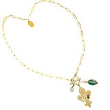 Fleur De Lis Charm Necklace