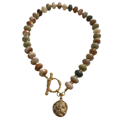 Roman Stone Necklace