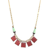 Red Jadite Necklace