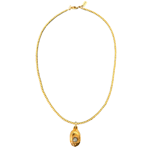 Golden Scarab Necklace