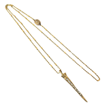 Long dagger necklace