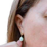 Moonstone Drop earrings