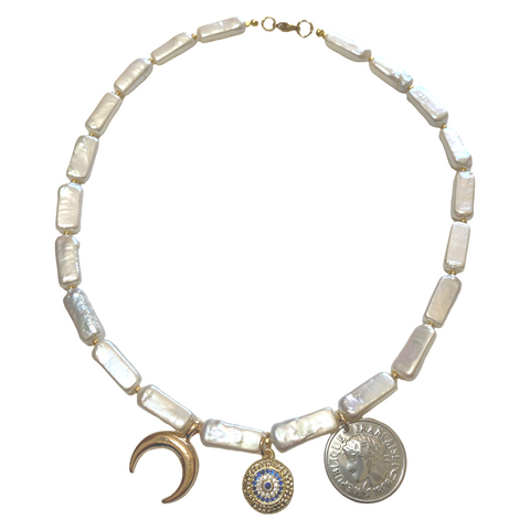 Charming Bar Pearl necklace