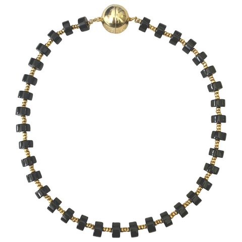 Black and Gold Necklace