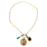 Zeus and the eagle necklace