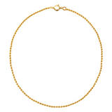 Delicate Gold Beaded Necklace