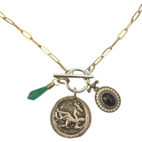 Zeus and the eagle necklace