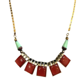 Red Jadite Necklace