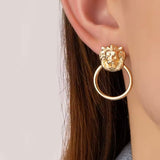 Lion Knocker Earrings