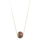Glass Tiger Long Necklace