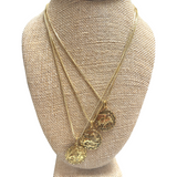Zodiac medallion necklaces