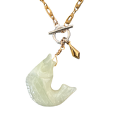 Gone Fishing Jade Necklace