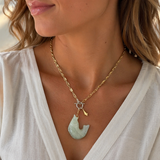 Gone Fishing Jade Necklace