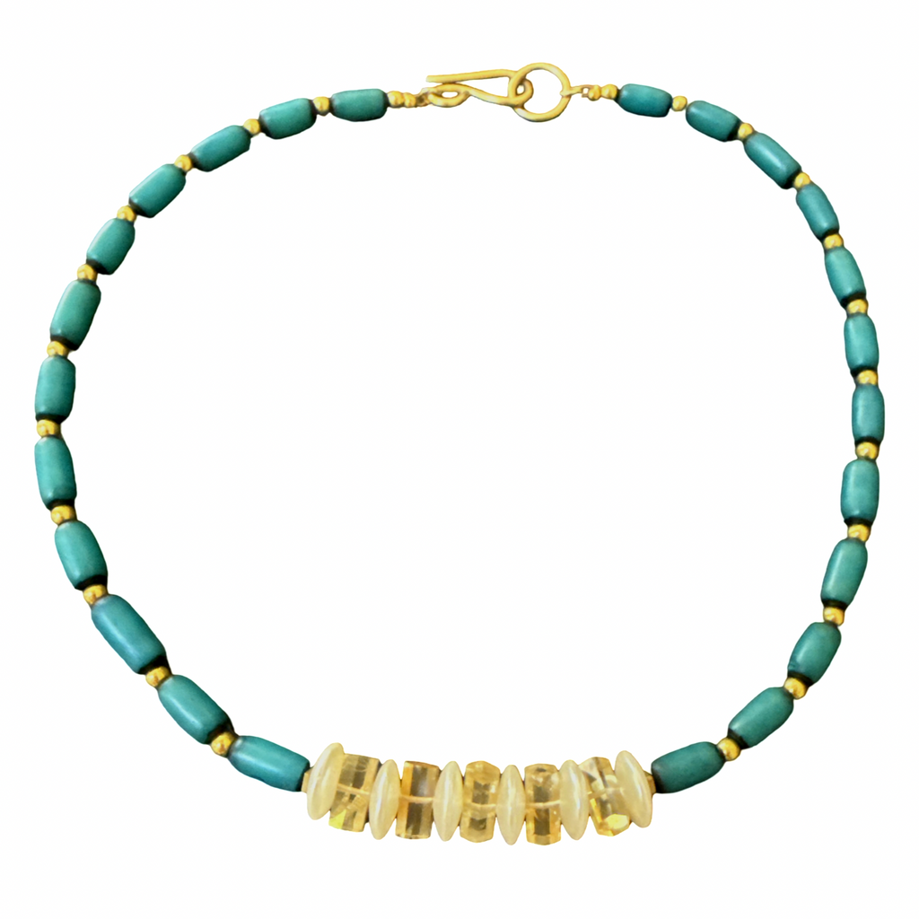 Quartz Beaded Necklace