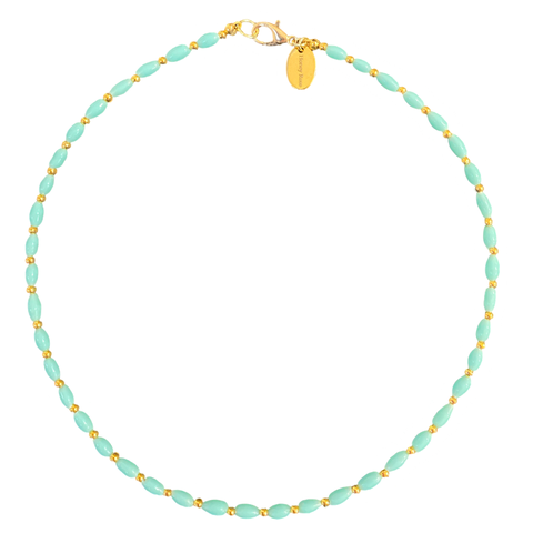 Tiny turquoise necklaces
