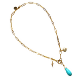 Turquoise Charm Necklaces