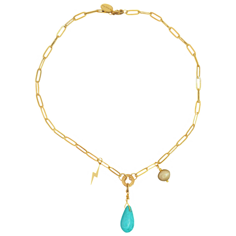 Turquoise Charm Necklaces