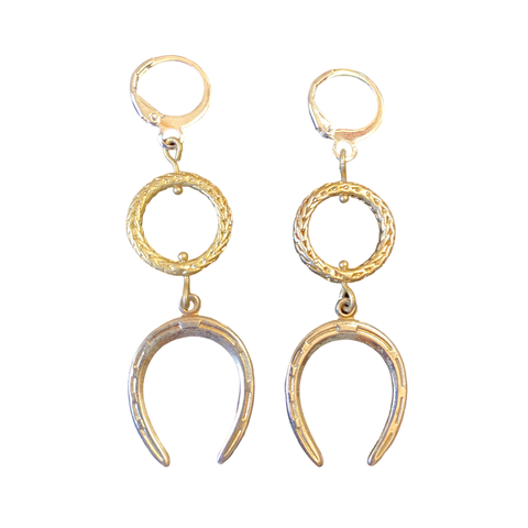 Honey Horseshoe Earrings