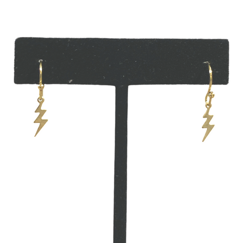 Tiny bolt earrings