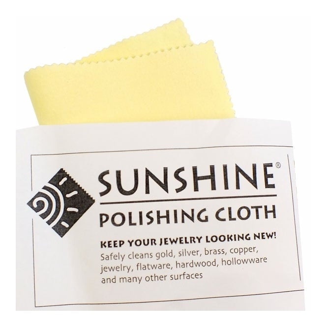 FREE SHIPPING Sunshine® Polishing Cloth 4 Size Options BONUS Intercept®  Anti-tarnish Bags for Eligible Sunshine® Purchases 