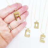 Block Alphabet Necklaces - Honey Rose & K