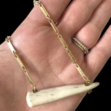 Antler tips vintage chain necklaces