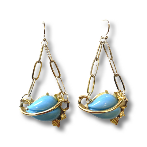 Blue sky earrings